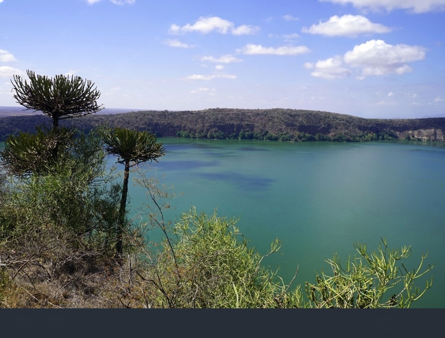 Serene waters of Lake Chala
